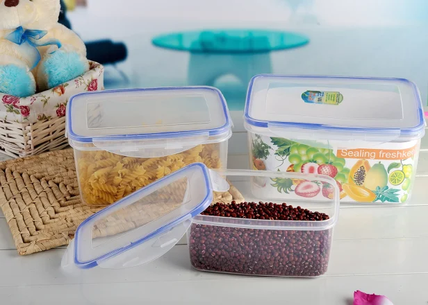 China supplier pp material 4 compartment lunch box,food storage