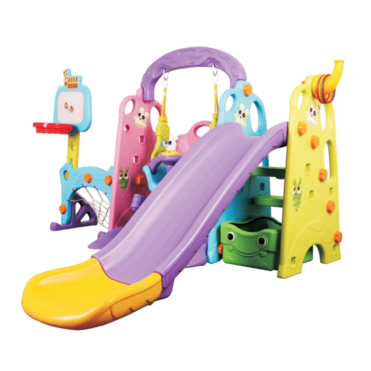 baby swing and slide set plastic