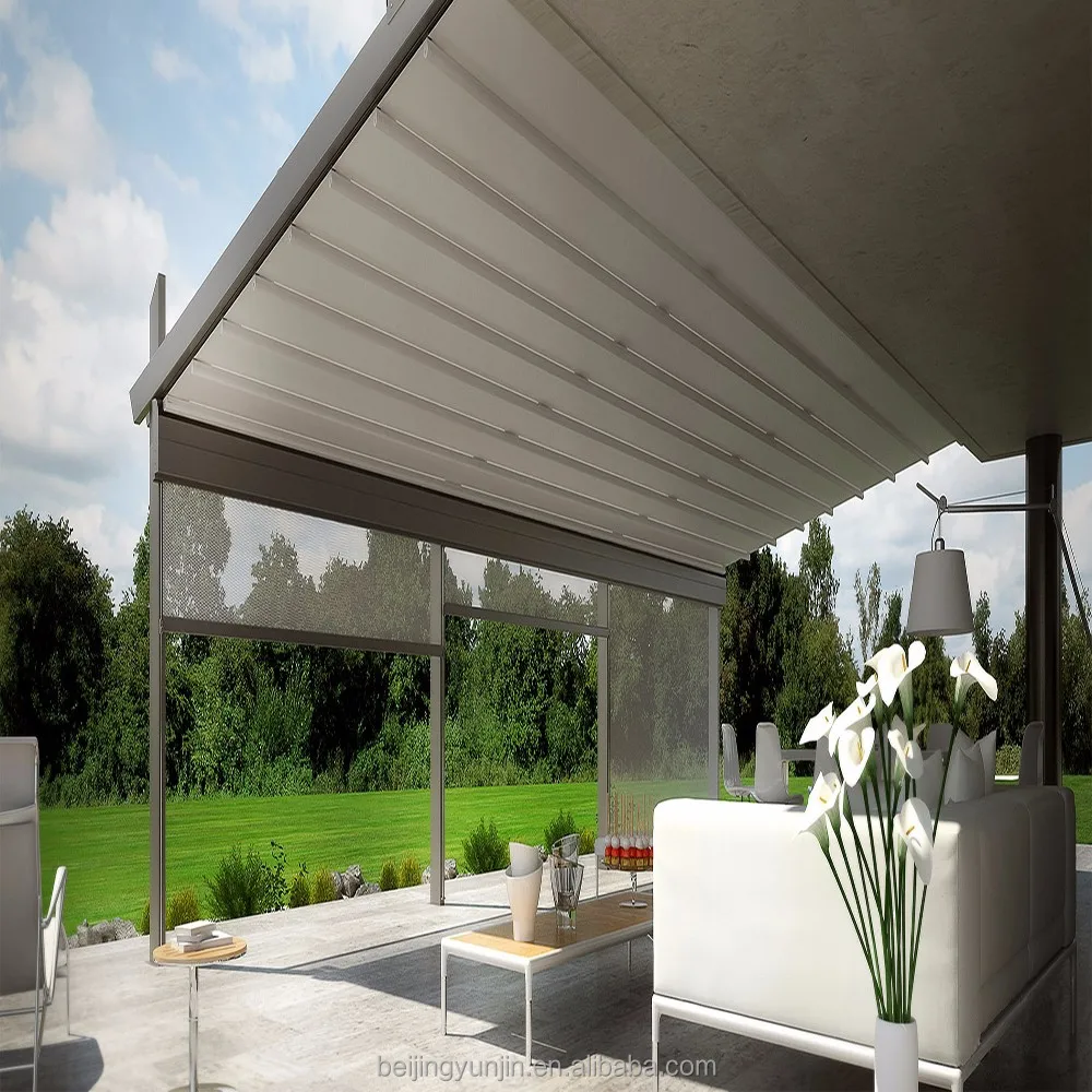 Aluminium Frame Electric Awning Balcony Rain Protection Aluminium Frame Electric Awning Balcony Rain Protection