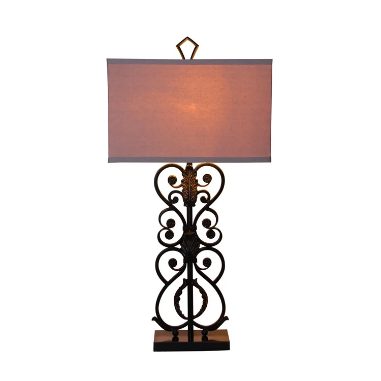 2019 New design Metal table lamp/Black metal light/Vintage Decorative lamp