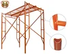 Dip Painted supporting and walk through frame scaffolding (Real Factory in Guangzhou)