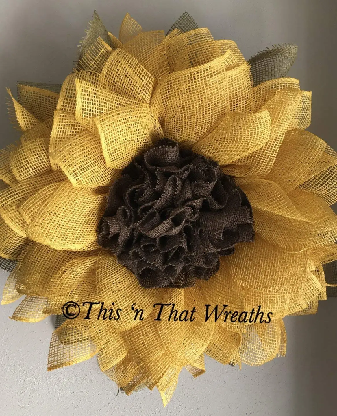 mesh ribbon wreath