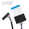 FFC 30P Flexible Flat cable LVDS Cable FIX-30P-D8 1ch 8-bit 30 pins 30pin single 8 Cable 400mm 2 models for LG