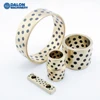 casting bronze brass with solid graphite inserted guide rod bushings