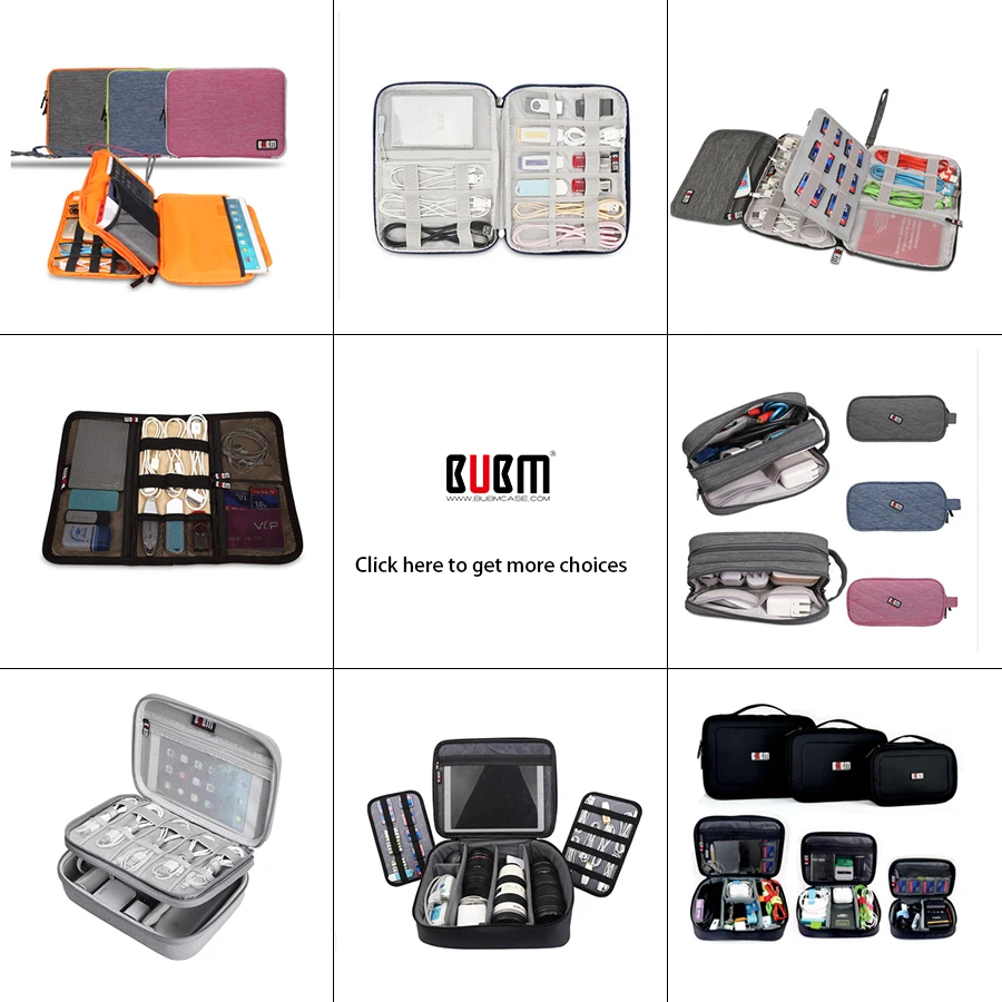 Bubm Nylon Power Charger Usb Cable Organizer Electronic Organizer
