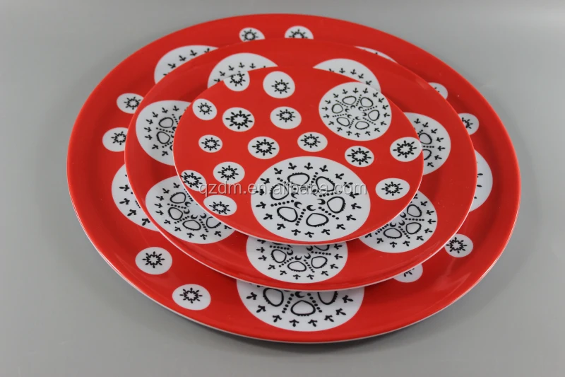 Melamine Plastic Dinner Plate Dishes
