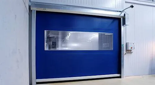 Blue Fast PVC Shutter Door Plastic Roller Shutter for freezing or food