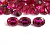 High quality supplier Synthetic Corundum Oval Cut Purple Sapphire gemstone