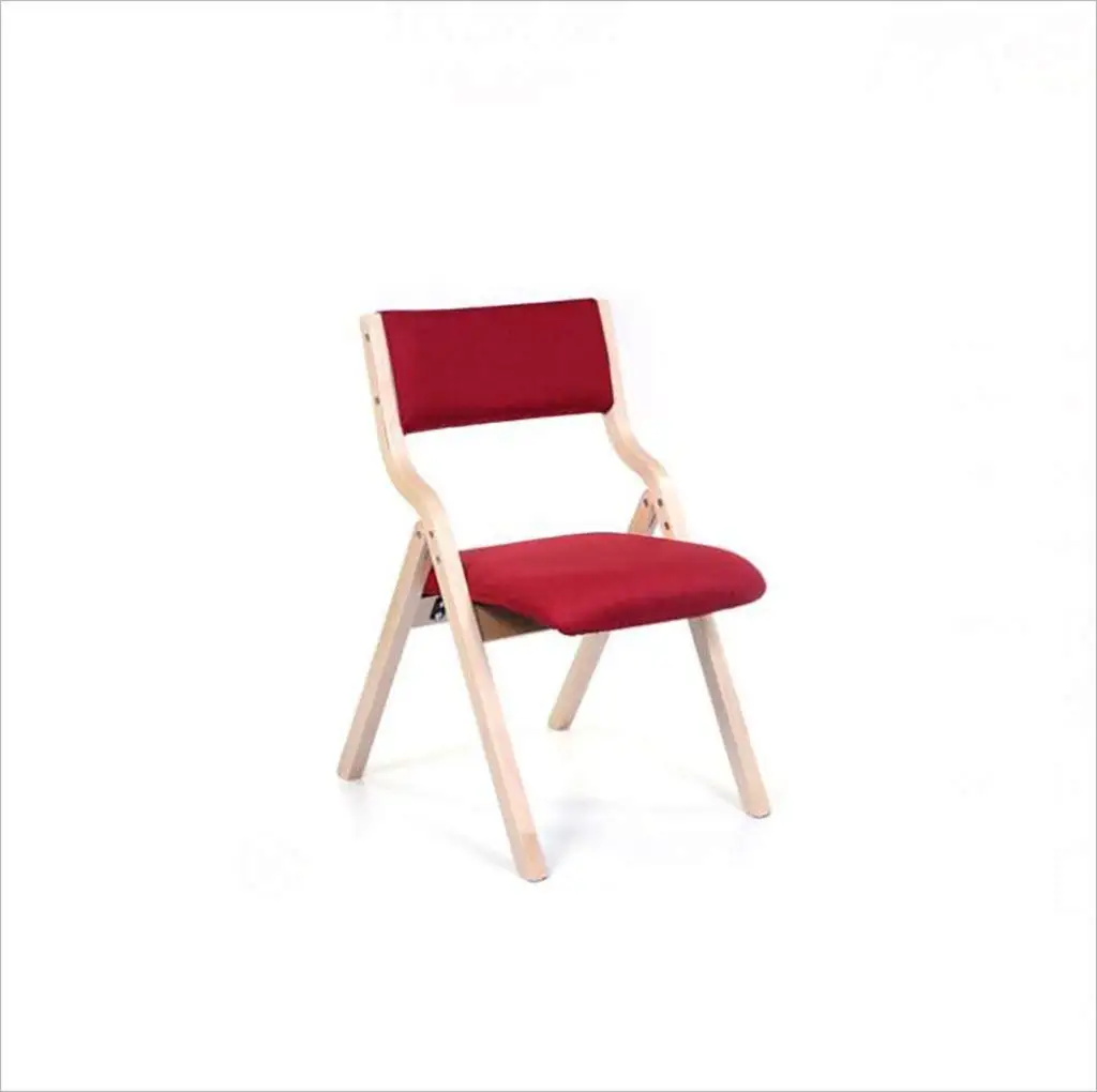 fold up chairs Home simple portable solid wood folding dining chair, simple folding back computer chair, living room lounge chair (Size: 47.5 78.5cm) Folding Chairs (Color : F)