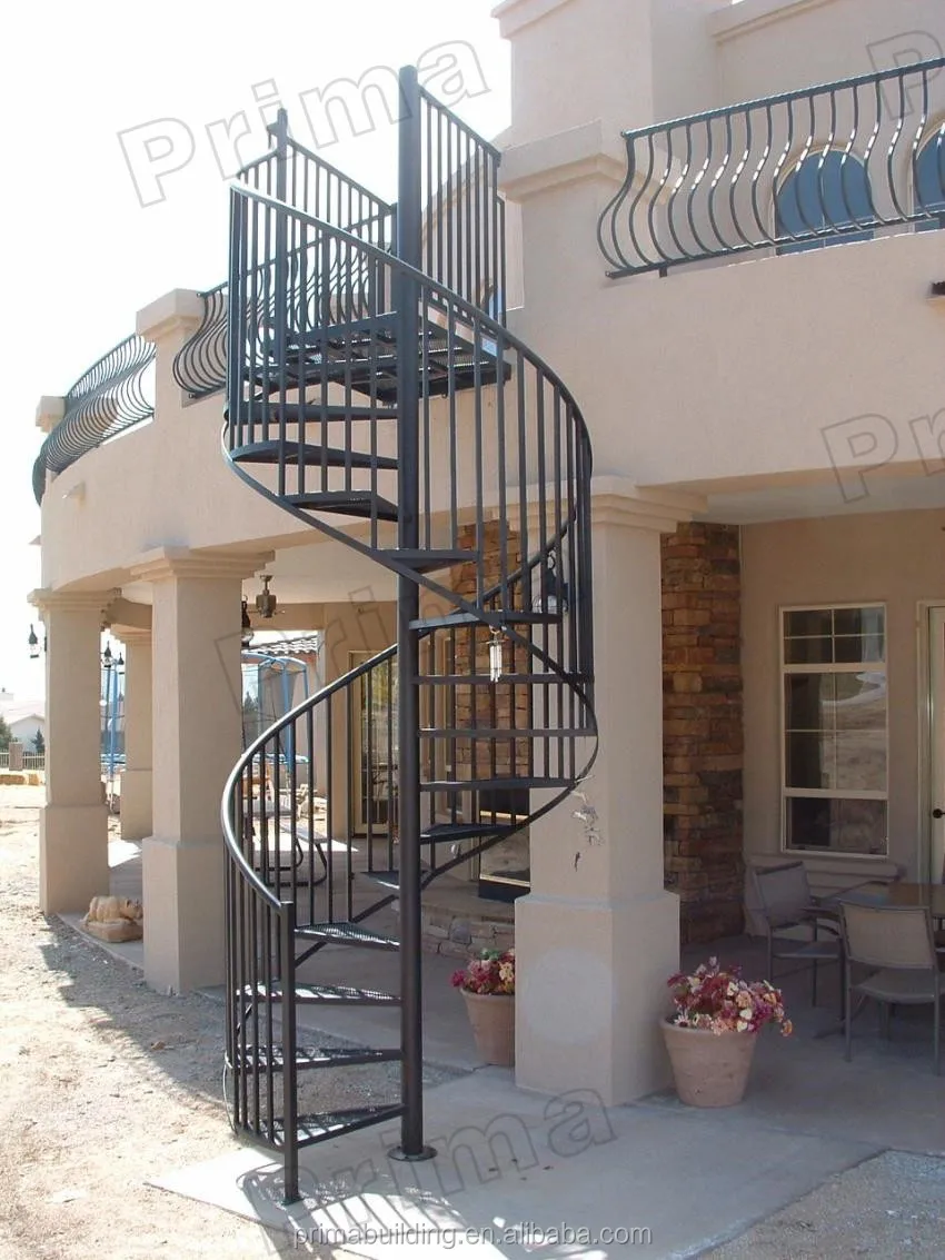 Prima Prefabricated Exterior Stairs Metal/aluminum/steel Outdoor Stairs