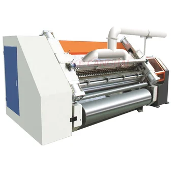 Vacuum Adsorption Fingerless Single Facer Machine For Corrugated Carton