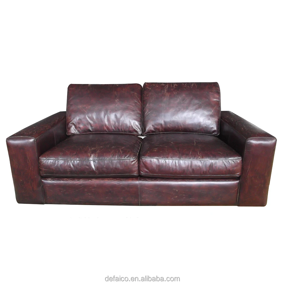 Antique Old Leather Living Room Sofa Set Design Buy Leather Sofa