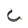Galvanized steel vehicle cable rubber lined hose clamp
