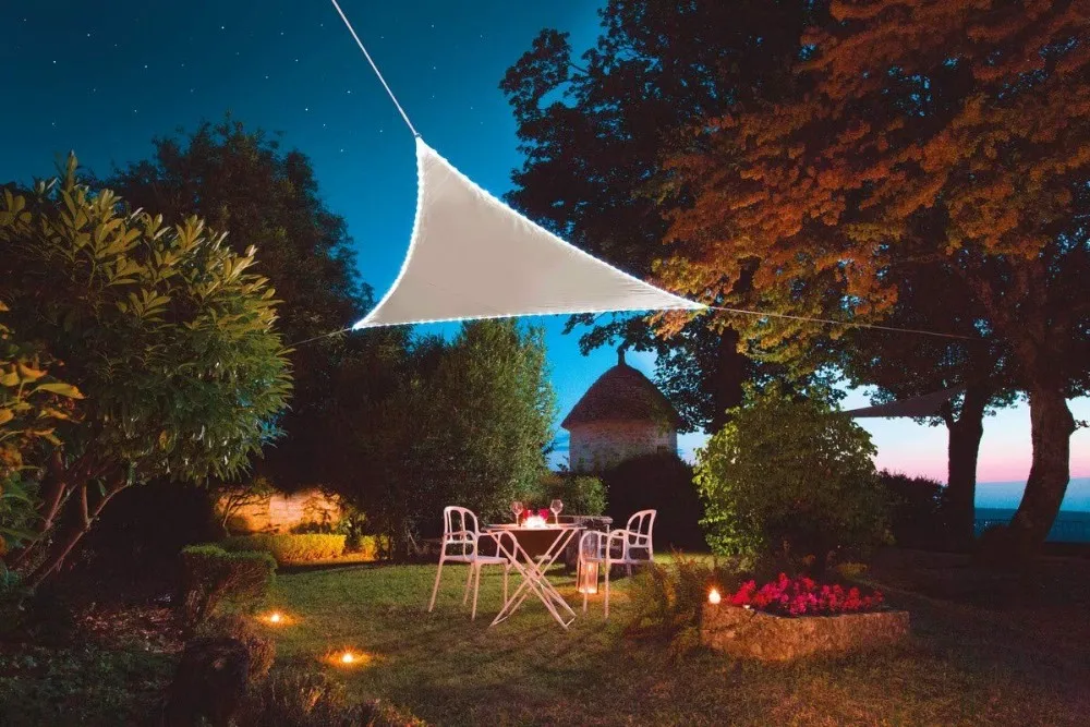 Patented Solar Light System Starry Sky Sail Led Shade Waterproof Wind