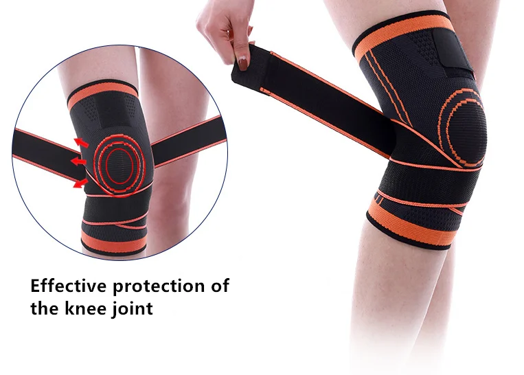 Cheap Breathable Sports Spandex Knee Joint Protector Knitted Knee Support Buy Knitted Knee