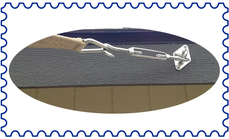 Stainless Steel European Style Closed Body Hook Hook Turnbuckle 