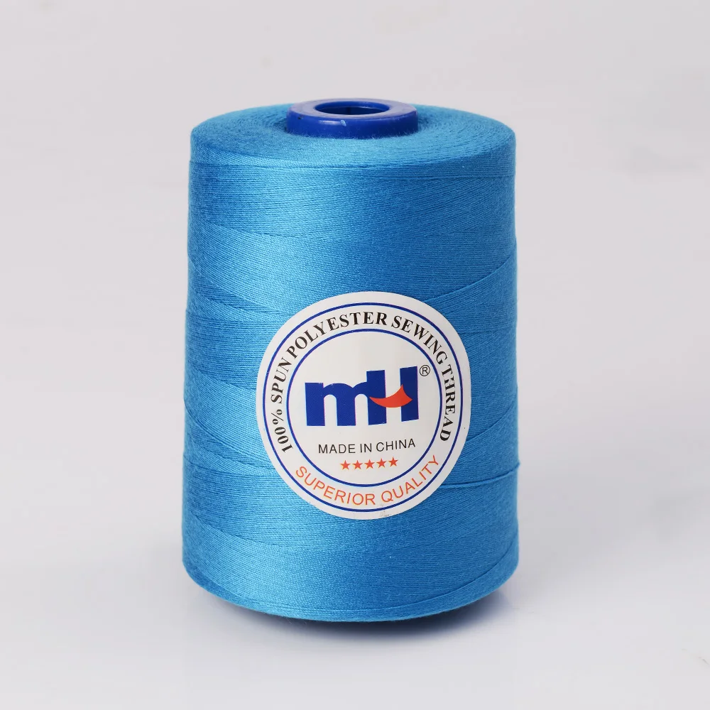 Оптовая продажа hilo de coser цвет швейная нить поли хлопок ядро закрученная швейная нить