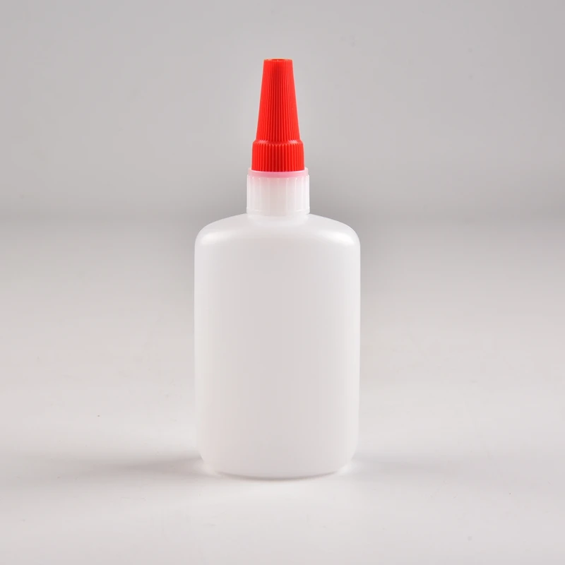 Factory Price 50ml Hdpe Plastic White Oval Super Glue Bottle Buy