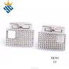 Latest Design Metal Texture For Men Titanium Steel Cuff links XK-361