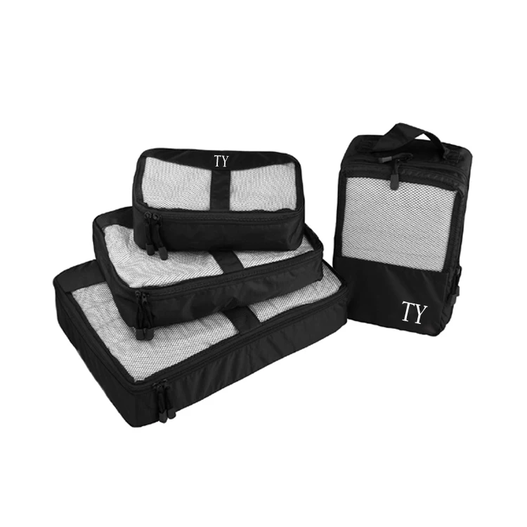 Trip Accessories 3 Piece Travel Organizer Set Clear Packing Cubes,Easy