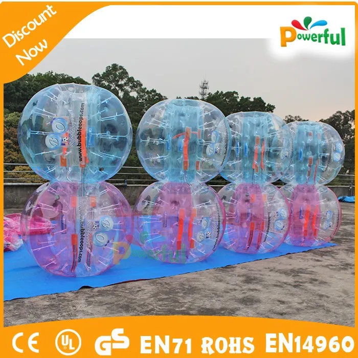 1.5m Body inflatable air bumper football human bubble soccer PVC zorb ball