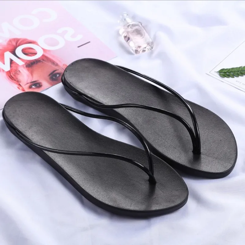 2017 Trending Products Ladies Flat Slipper Pvc Beach Flip Flop Strap Women - Buy Flip Flop Strap 