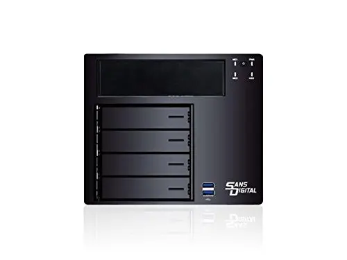 Mini-ITX 4Bay NAS Enclosure Hot Swap 4 Bay With 5.25" Drive Bay Opening