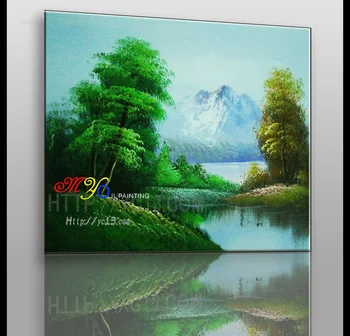 Pintura Em Tela, Paisagem, Cavalo, Cachoeira | MercadoLivre.com.br