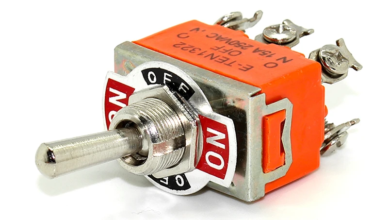 15A 250V KN3C E-TEN1322 toggle switch 6 pin 3 way switch 6 pole on off ...