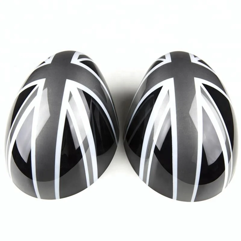 Mini Cooper Black Union Jack Style Side Mirror Cover.jpg
