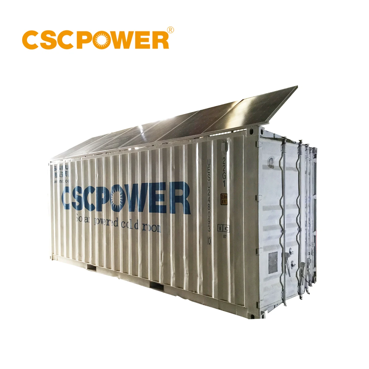 40 FT Container Solar Powered Seafood Freezer Room