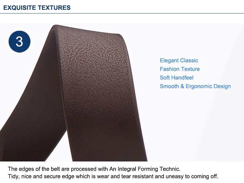 Top Quality Mens Patent Dark Brown Designer Leather Belts For Suits