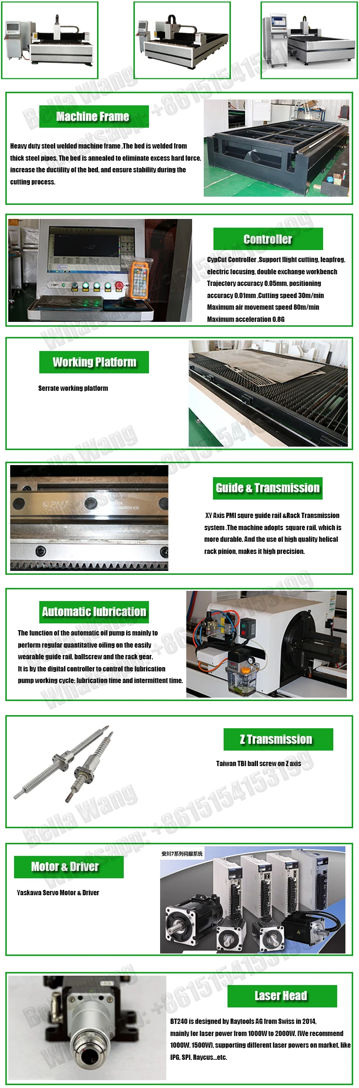 high speed cnc fiber laser cutting machine sheet metal 2200w 1000w DA3015