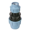 pp reducing coupling an blue BLACK compression fitting