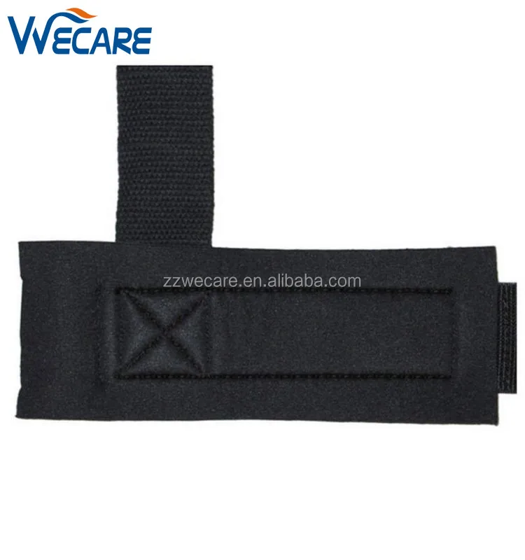 Black Powerlifting Wrist Padded Weight Lifting Support Straps Hand Sport Cross Train Fitness Safety Gym Gloves