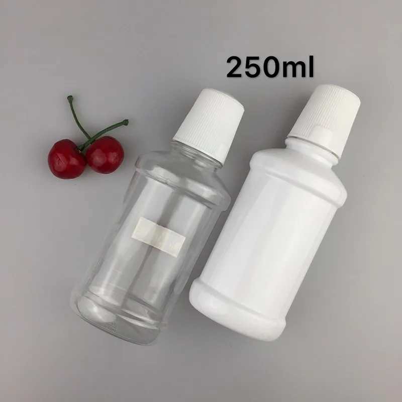Manufacture Pet 8oz 200ml 250ml Plastic Bottle For Mouthwash Packaging