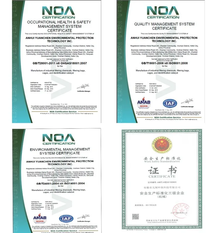 Certifications