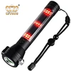 18650 Battery Built inside Power Bank Rechargeable 3W XPE LED Hammer Solar Torch Light
