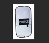 Double handles Police Riot Protective Shield with baton holder and cup