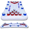 Poot Party Inflatable Floating Beer Pong Table With Cooler