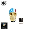JDM Racing Culture Universal Skull Gear Shift Knob With America Scarf