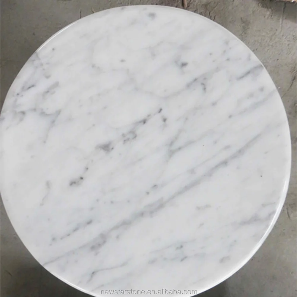 Newstar Carrara seat carrara marble table top white for full bullnose