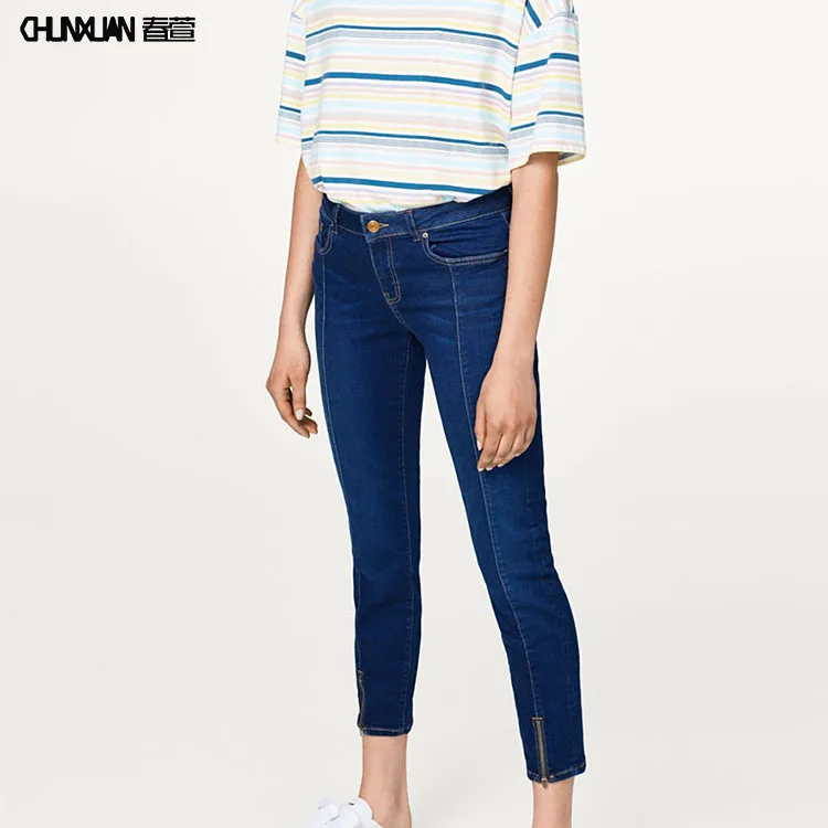 stretchy denim pants