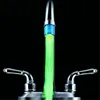 Amazing and Shocking LED green Color abs lighted faucet with adaptor and blister packing