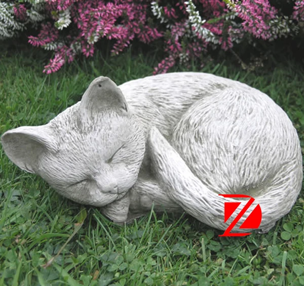 Sleeping Granite Cat Garden Sculpture Sleeping Granite Cat Garden Sculpture