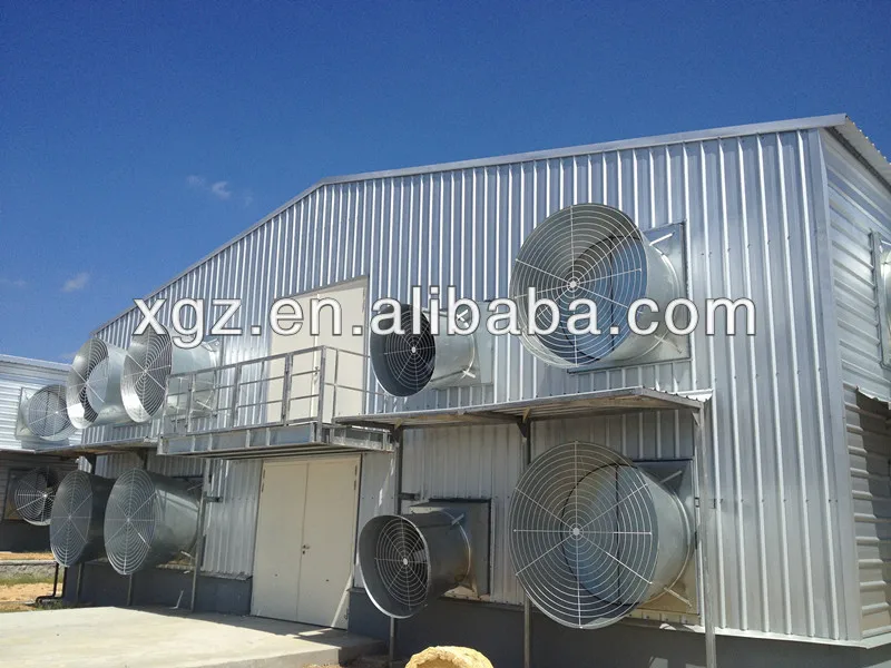 Hot sale prefabricated types of poultry house