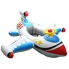 Best selling in Thailand inflatable water toys new design White big plane PVC water play wholesale kids pool toys floats
