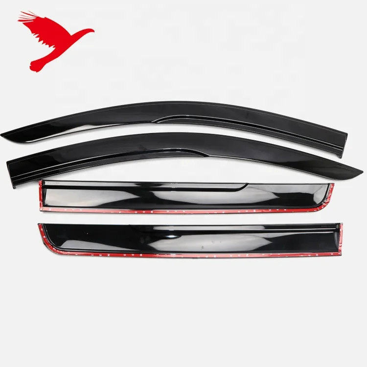 Car Accessories Side Window Wind Deflectors Visors For Mitsubishi