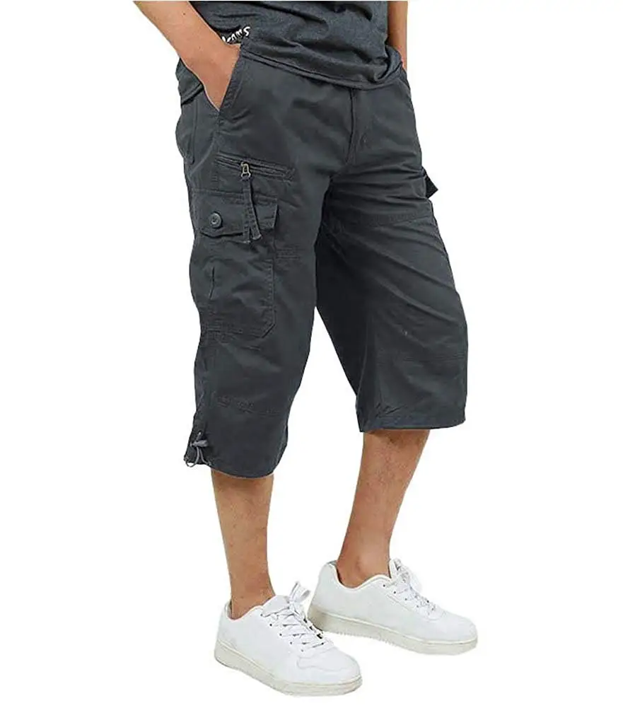 mens walking shorts elastic waist