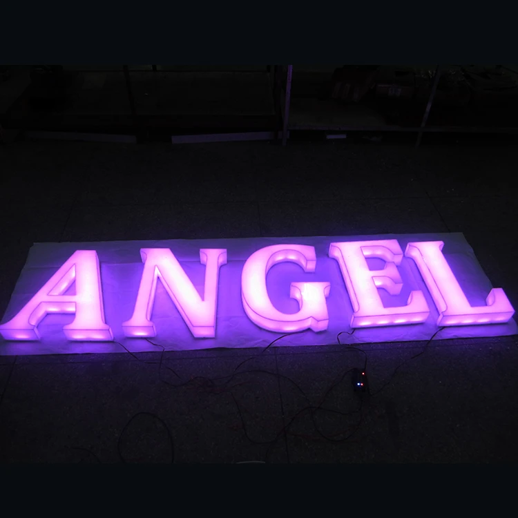 Modern Design Acrylic Frontlit Led Channel Letters Face Letter Sign